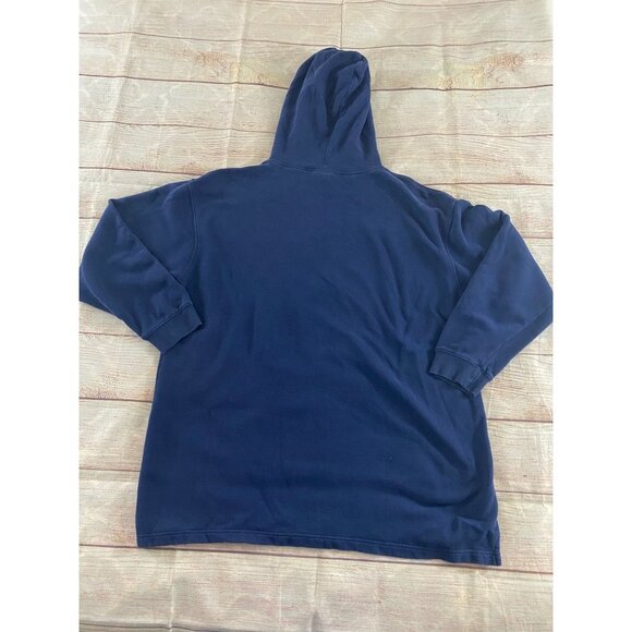 Vintage 90's Warner Brothers Studio Store Looney Tunes Blue Hoodie - XL - Picture 10 of 11